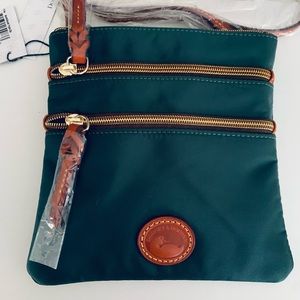Auth. Nylon Dooney & Bourke North South Triple Zip